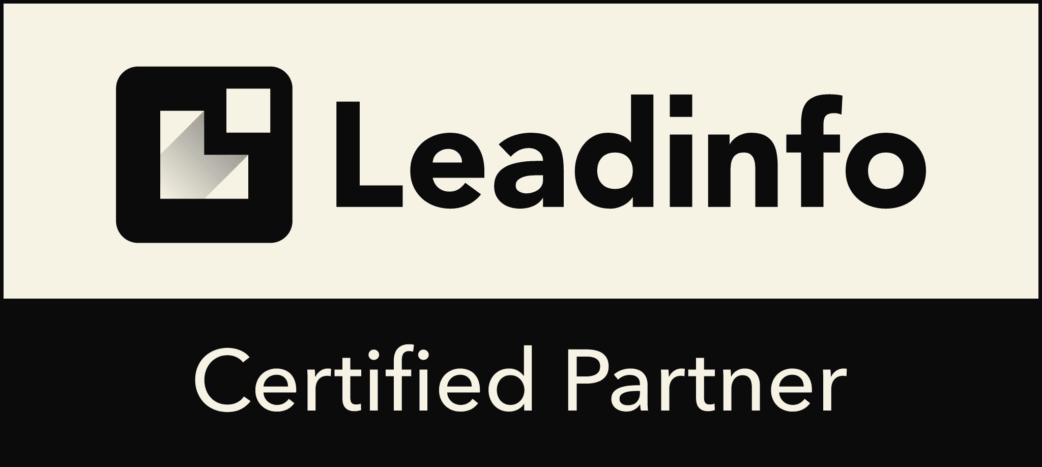 Leadinfo Partner badge